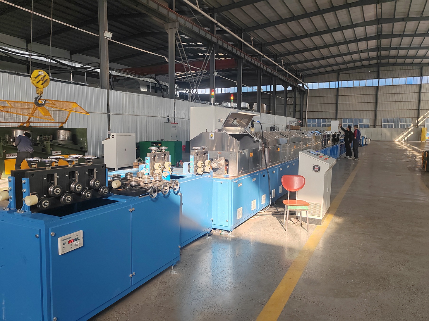 鈦合金絲雙通道連續(xù)光亮退火設備